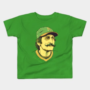 Rollie Fingers Fan Illustration Kids T-Shirt